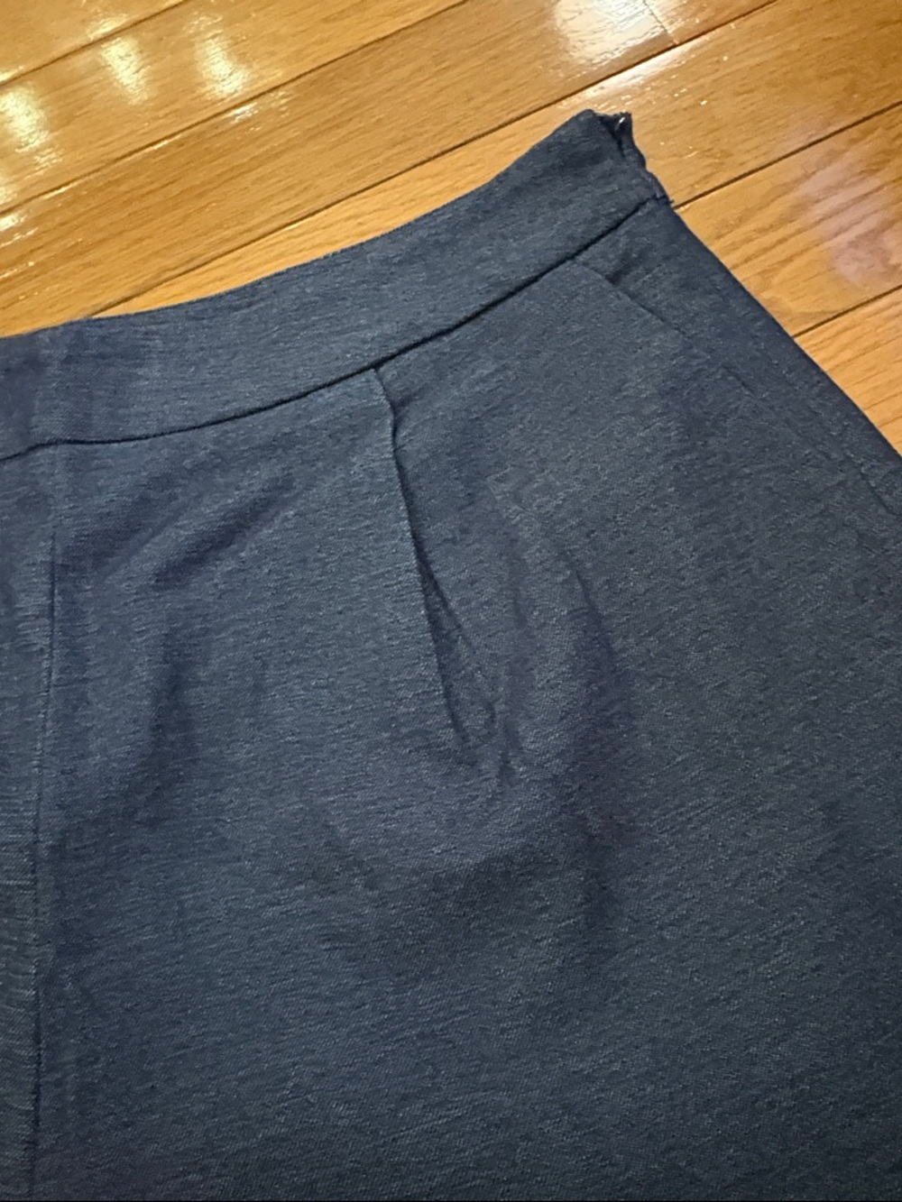 Commense Women's High-Waist slate blue Tailored Shorts - Picture 7 of 11